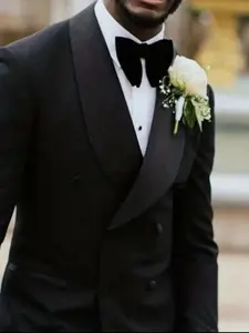 Men's Velvet Bow Tie for Groomsmen and Bridesmaids, Elegant Design, Perfect for Formal Events & Special Occasions