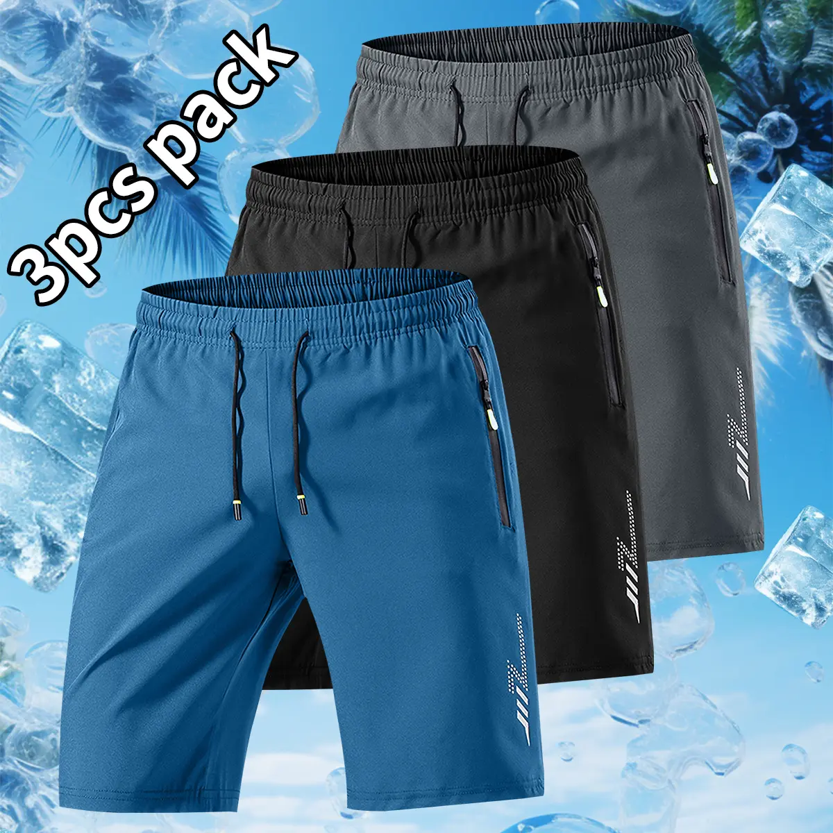 Lake Blue + Black + Gray