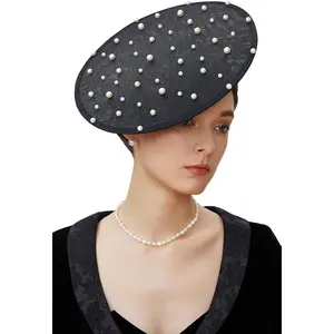 Fascinator Hat   Party Fascinator Headband Flat Kentucky Derby Fascinators for Wedding