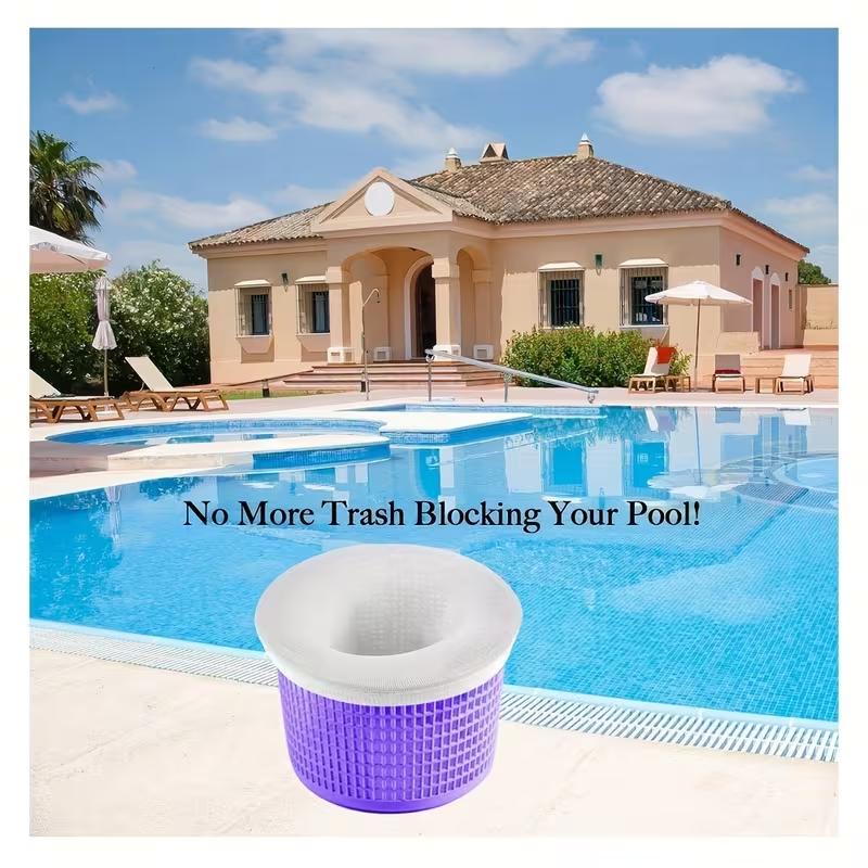 Pool Skimmer Socks – Pool Filter Nets for Inground & Above Ground Pools, 50/100Pcs Remove Leaves & Debris, Disposable Pack for Pool Cleaning**
