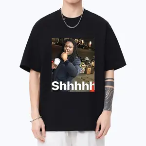 Lucki Graphic T-shirt Shhhhh Slayworld Opium Twizzy Rich KanKan O-Neck T-shirts Men Women Cotton Oversized Short Sleeve T Shirt Menswear Top