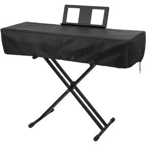 61 Key Keyboard Case -   Electric Piano Keyboard Cover with  Stand Zipper Adjustable Drawstring - Soft Fabric Piano Cover for 61  Digital Pianos