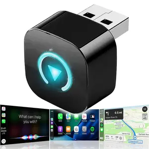 Wireless CarPlay Adapter, 2 in 1 Apple CarPlay & Android Auto, Plug and Play, Auto Connect, Voice Control, No Delay, Game Changer for Daily Commute & Long Road Trips