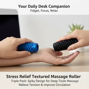 Stim Fidgets Tool for Anxiety Pain Pocket Fidget Toy, Spiky Design for Stress Anxiety Focus Relief,Rotating Keychain,Novelty Gift For Friends