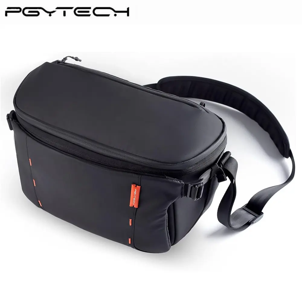 PGYTECH OneMo Sling Bag - 7L-9L Waterproof Adjustable Crossbody Shoulder Bag for Photographers, Fits DSLR (Sony, Canon, Nikon), DJI Mavic, Mirrorless Devices, Tripod, Pad, Laptop, Lens | Camera Accessories