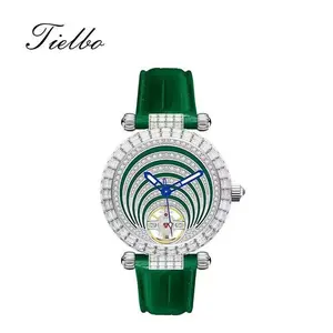 Men's Morning Radiance Crystal-Studded Mechanical Watch - Automatic, 42mm Case, Model T810M, Crystal-Studded Mechanical Watches