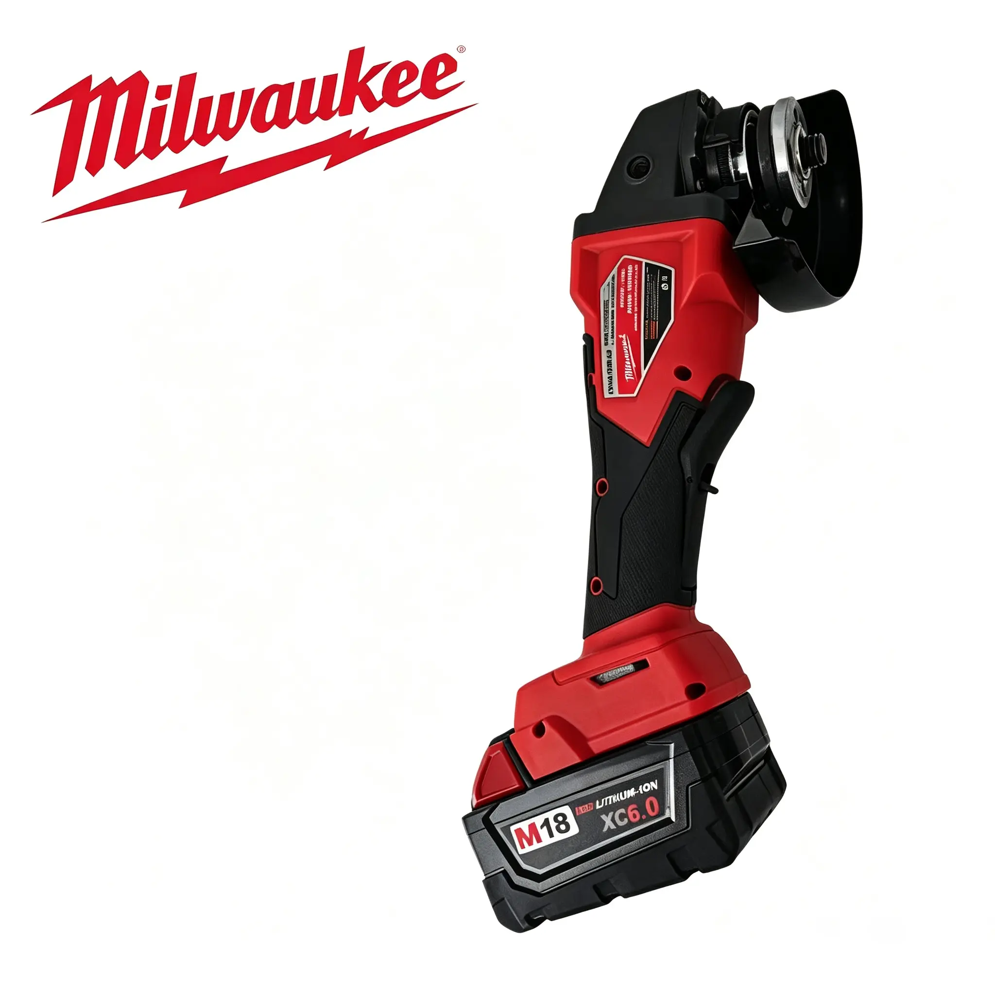 MILWAUKEE Cordless Brushless Angle Grinder - Rapid-Stop Brake, Anti-Vibration Ergonomic Design - Metal Cutting, Construction Fabrication Power Tool (Tools & Hardware)