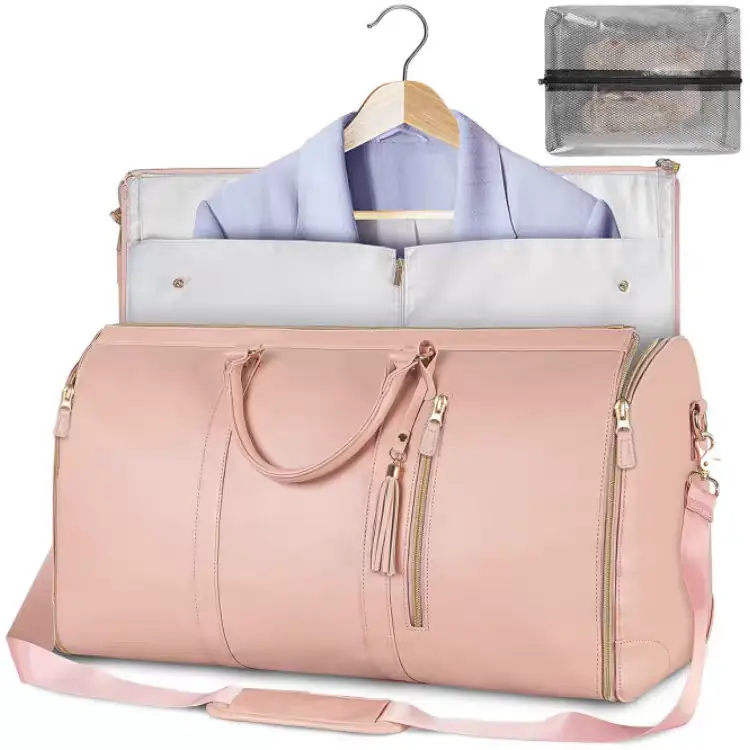 winter fashion Suit Travel Bag-High Capacity Folding Suit Bag Travel,Convertible Carry on Garment Bags for Travel for Women, Water Resistant Travel Bags with Shoe Pouch, Hanging Suitcase Suit Weekender Bag weekenderduffel cute duffle bags pattern luggage