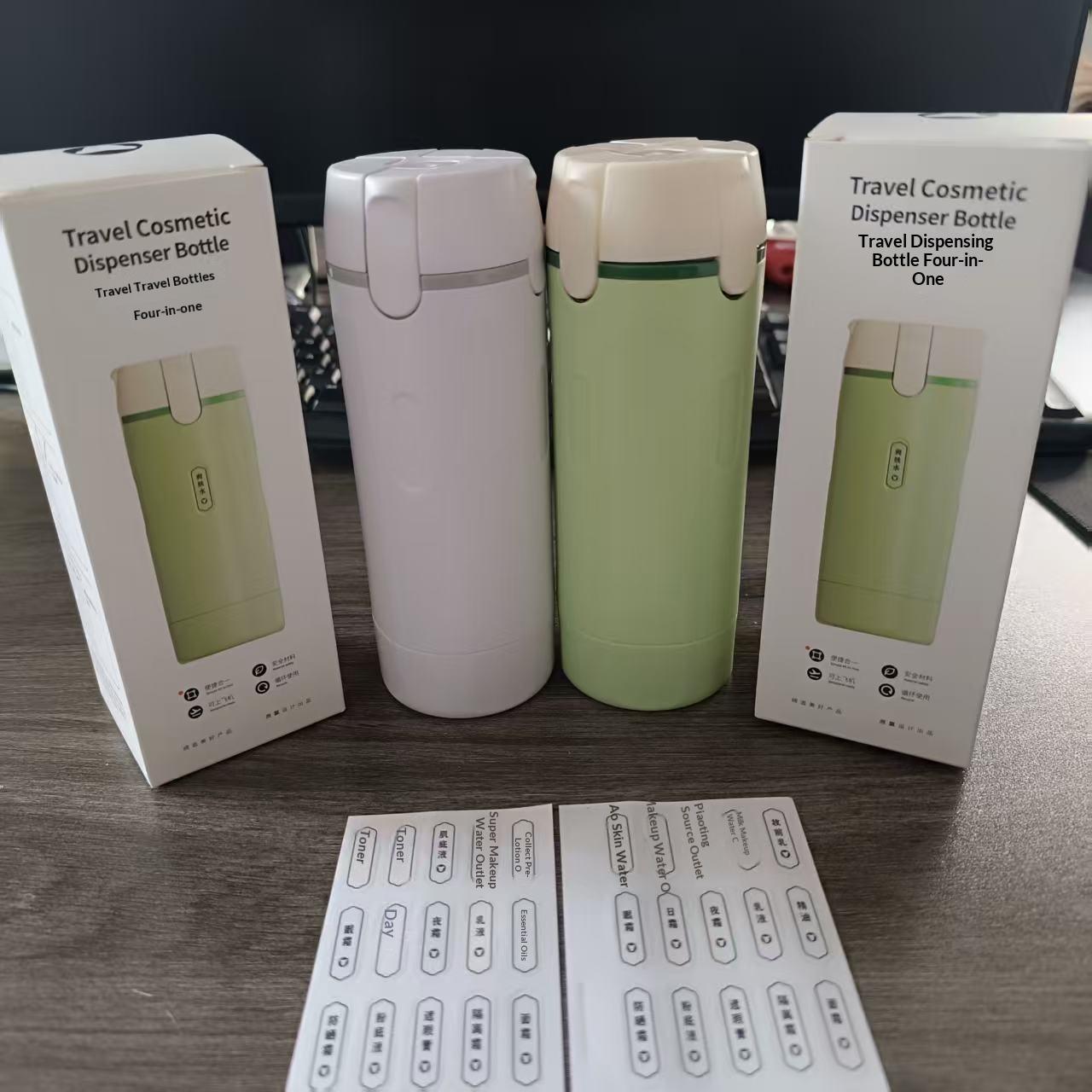 4 In1Travel Dispenser Portable Leak Proof