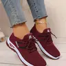Women's New Breathable Casual Sports Shoes, Lightweight Comfortable Lace-Up Mesh Sneakers, Versatile Everyday Footwear, All-Season Sneakers, Athletic Casual Sneakers