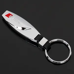 Audi Sline Rs A3 A4 B8 8p 8v B6 A5 A6 C7 Q5 B9 B7, 3D Metal Sline Badge Key Chain, Car Emblem Keychain Keyring Pendant Accessory