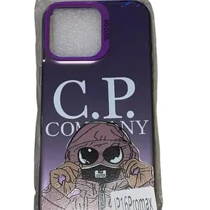 C.P. Company iPhone Case - Purple Design with Character Graphic for iPhone 16 Pro Max