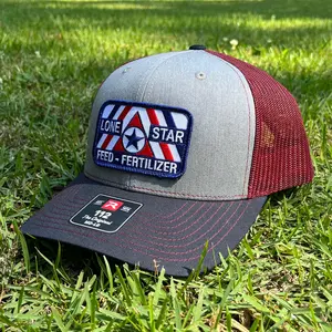 Heather Grey/Cardinal/Navy Cap
