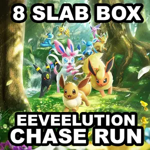 Eeveelution Chase Run - 8 Graded Card Box