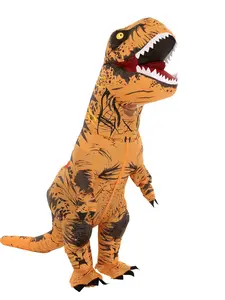 Inflatable Dinosaur Costume Adult, T-Rex Dinosaur Costume for Adults, Funny Cosplay Halloween Costume, Perfect for Parties and Events