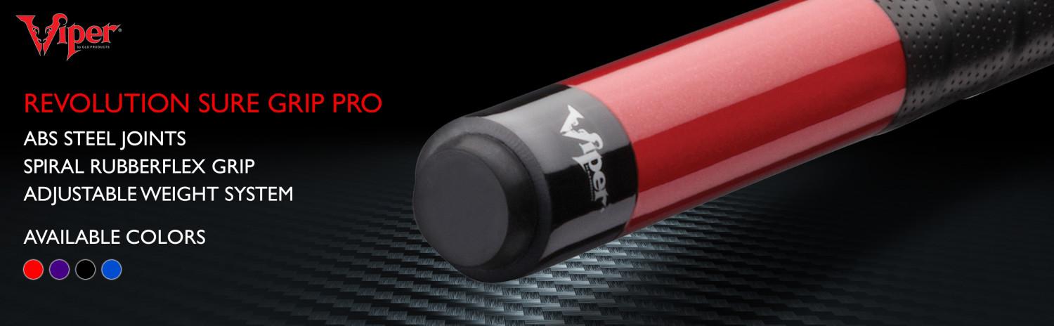 Viper Revolution Sure Grip Pro Black Billiard/Pool Cue Stick Viper Revolution Sure Grip Pro Black Billiard/Pool Cue Stick