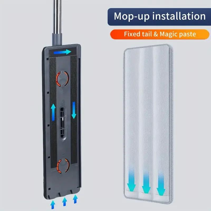 The Mop with Bucket Is a Household Cleaning Tool That Can Be Easily Cleaned Without the Need for Hand Washing