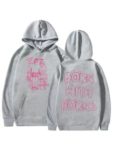 Rapper MGK Machine Gun Kelly Tour 2025 Album Merch Hoodies Men's and Women's Retro Aesthetic Sportswear Fashion High Quality Wool Hoodies