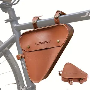 Bicycle triangle frame bag, Bike rack bag, large-capacity rear frame storage bag for bicycles, with adjustable shoulder strap, windproof, ergonomic design, stable installation, suitable for road bikes, mountain bikes, commuting and outdoor travel