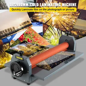 fathersdaygift 39 1000MM Manual Cold Roll Laminator Vinyl Photo Film Mounting Laminating Machine