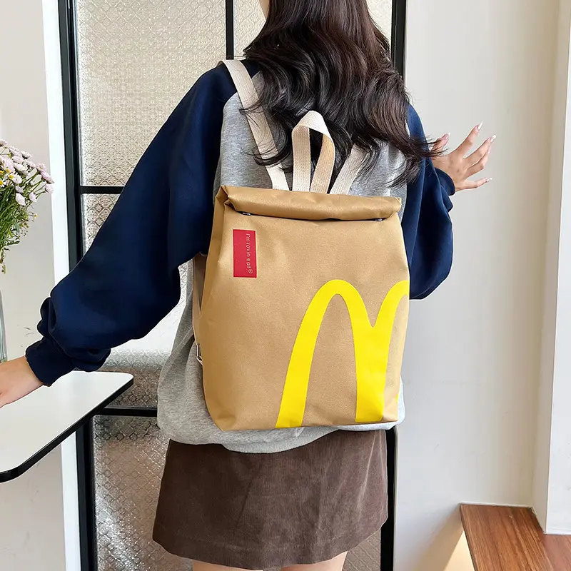 2026 Cute Charming Backpack for Women & Men Classic Unisex Vintage Daypack Canvas Personalized Rucksack Bookbag Shoulder Bag Crossbody Bag with Adjustable Straps and Spacious Interior