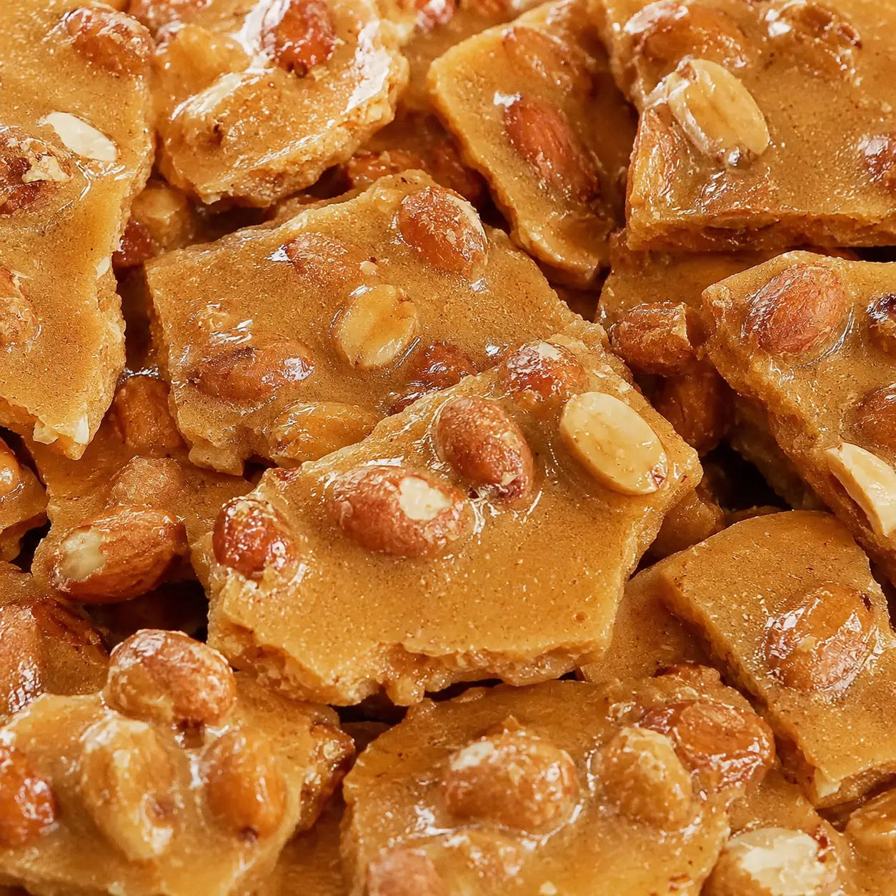 Old Fashioned Peanut Brittle Candy, 1 lb Bulk Bag, Crunchy Roasted Peanut Brittle, Classic Sweet & Nutty Candy for Snacking, Sharing & Gifting