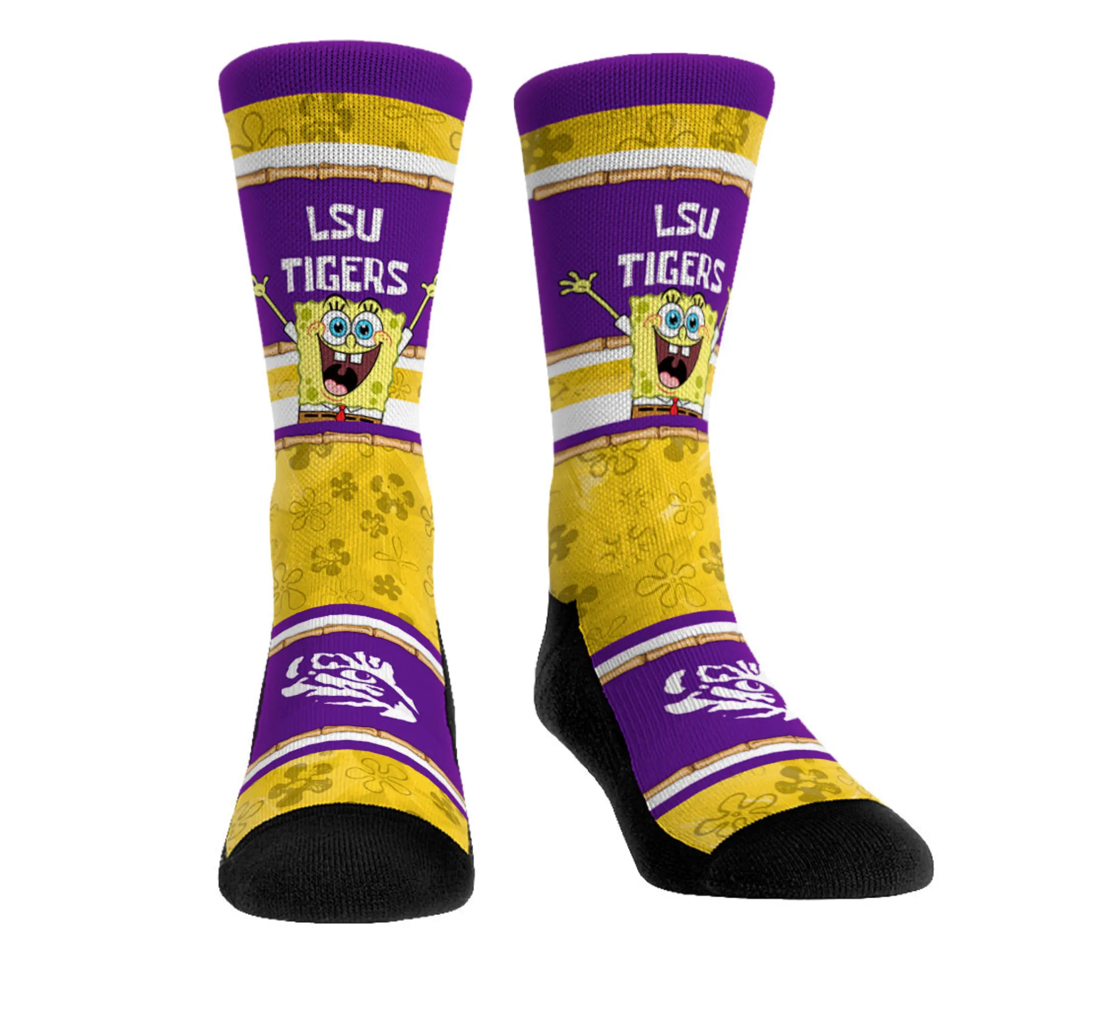 NCAA LSU Tigers - Tiki Stripe Rock 'Em Socks