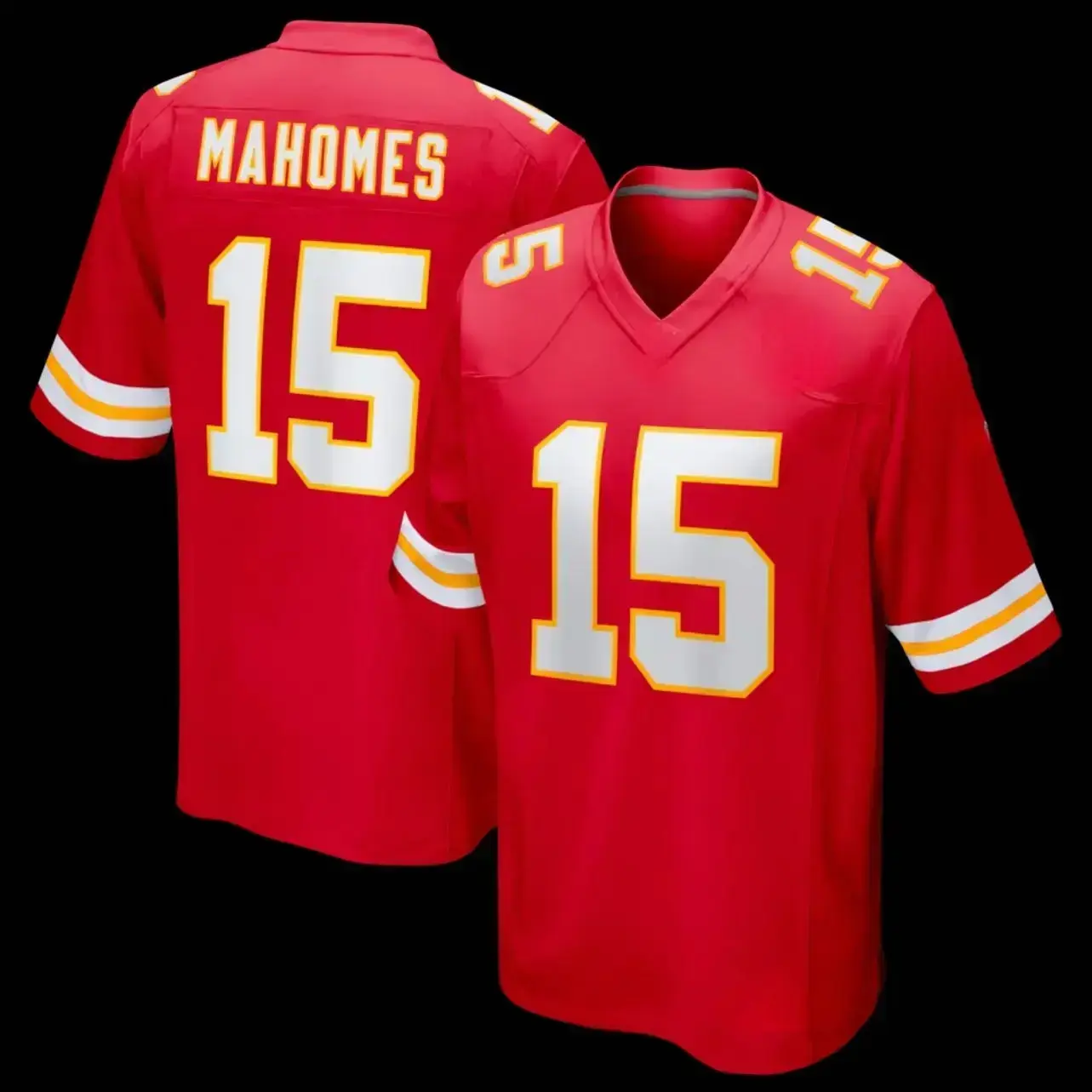 Mahomes #15 Kansas City Red Football Jersey, Home Team Style Player Shirt, Unisex American Football Fan Apparel, Game Day Sports Jersey