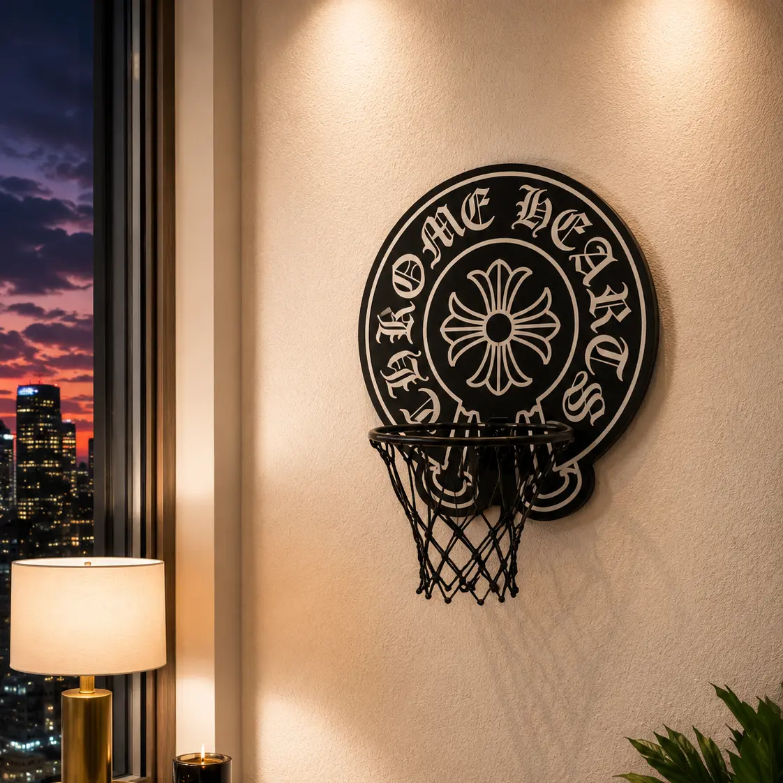 Circle Epoxy Frameless Graphic Print Wall Art - Mini Hoop Hangable Home Decor, Ideal Gift for Living Room Enthusiasts
