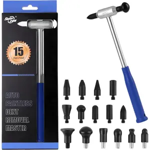 Auto  Hammer Tools Set -  Dent Hammer,  Repair Dent , Paintless Dent Repair Hammer with 15 count  the  for Auto  DIY Dent Fix