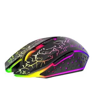 Bluetooth 5.2 Mouse RGB 2.4G Wireless Mouse Dual-Mode Gaming Mouse 6 Buttons Silent Mouse For MacBook Tablet Laptops Computer