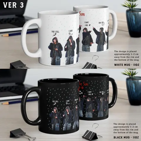 [Mug] Ver 3 Hot V In to the Sun Era Ceramic 11oz 15oz Mug, Accent Mug for Fans