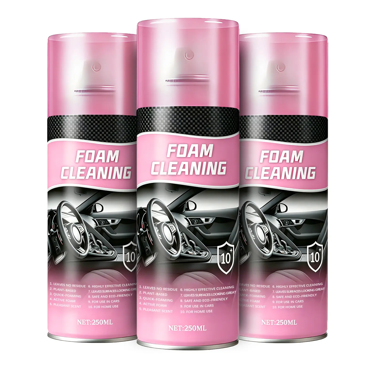 Car Interior-Exterior Detailer Spray, Ultimate Protection for Vinyl, Rubber, Plastic & Leather Surfaces, Waterless Cleaning & Gloss Enhancer, Automotive Cars Care Product