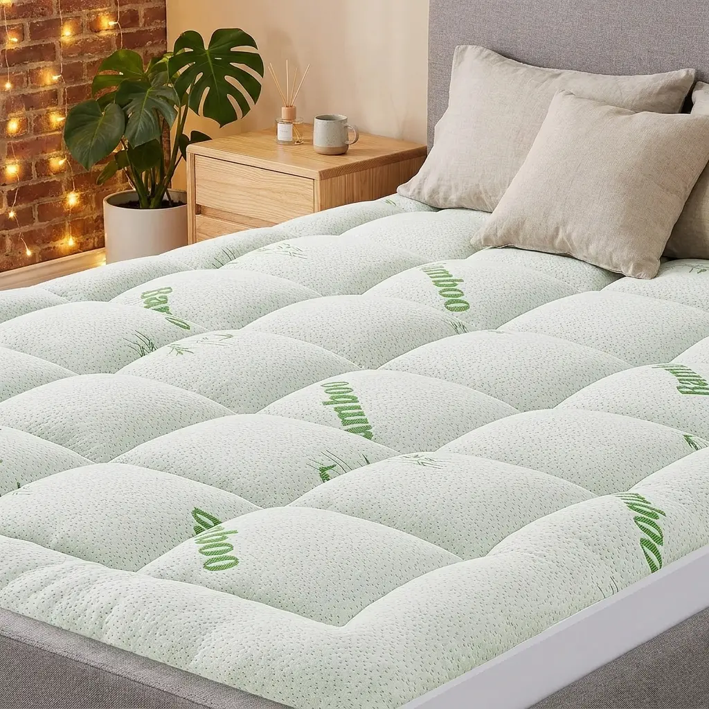 [DealsforYouDays]WeCharmer Extra Thick Mattress 1000&500 GSM Topper, Down Alternative Overfill Plush Mattress Pad, Cooling Pillow Top with 8-21Inch Deep Pocket,summerwins