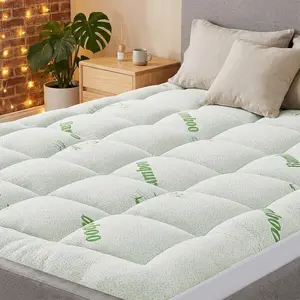 [DealsforYouDays]WeCharmer Extra Thick Mattress 1000&500 GSM Topper, Down Alternative Overfill Plush Mattress Pad, Cooling Pillow Top with 8-21Inch Deep Pocket,summerwins