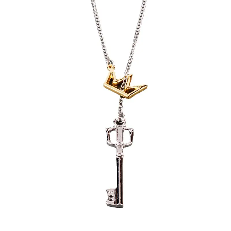 Kingdom Sora's Keyblade Necklace LostBlade Pendant Cosplay Jewelry