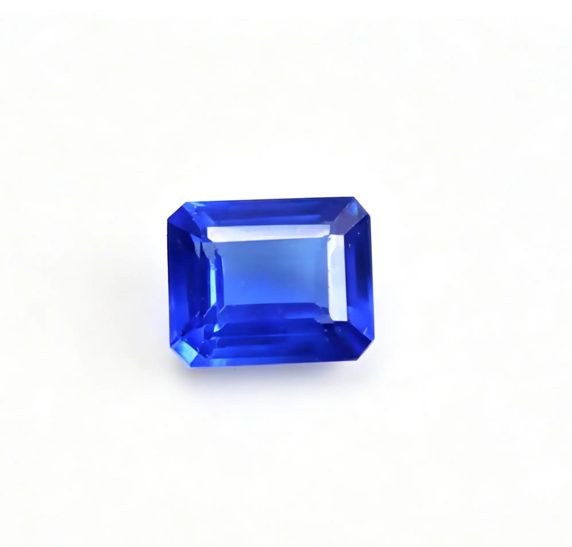 Natural Emerald Cut Tanzanite With Certificate