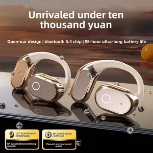 Bone conduction wireless Bluetooth headphones 2026 new model, open-ear design, non-in-ear, sports, ultra-long battery life, large capacity