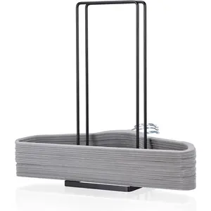 Hanger Organizer Stacker for Closet Laundry Room,Holds up 110 Wire Hanger,Black Carbon Steel Clothes Hanger Storage Rack Holder for Adult or