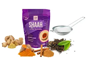 BlueHorn Ginger Turmeric Loose-Leaf Tea | Immune-Boosting Wellness Blend | 120g Natural Beverage - Fruit Fruit