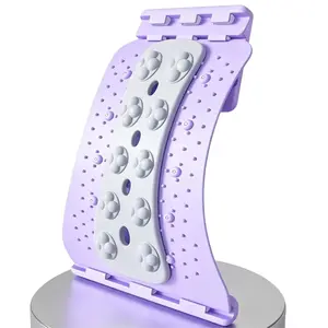 Adjustable Lumbar Soother, Plum Blossom Massage Plate, Spine Decompression Device, Back Stretcher, Cervical Relief Tool, Yoga Assisted Massage, Waist Upper Back Support, Portable Spine Care Relaxer, Home Office Body Fitness Accessory fathersdaygiftideas