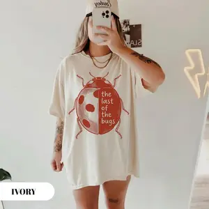 Noah Kahan Last Of The Bugs Graphic T-Shirt Ivory Folk Music Fan Gift Concert Tee
