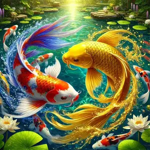 Diamond Painting Fish Animal Picture Of Rhinestones DIY Mosaic Flower Cross Stitch Kits Diamond Embroidery Handicraft