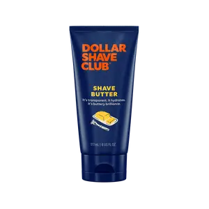 Dollar Shave Club Shave Butter – Translucent Shaving Cream Alternative for Sensitive Skin, Clear Smooth Shaving Cream, Helps Reduce Razor Bumps & Ingrown Hair, 6 oz
