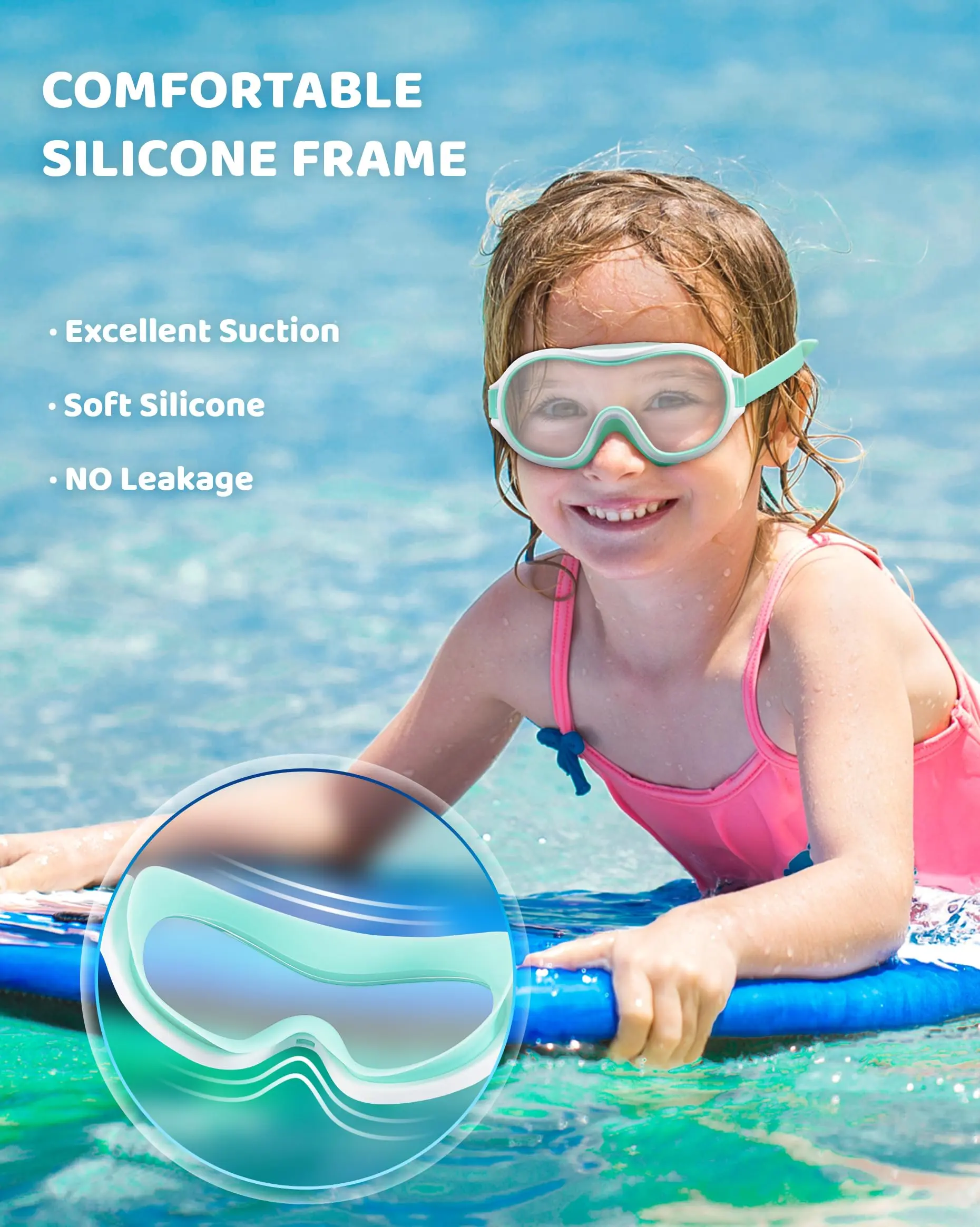 Aegend 2 Pack Swim goggles for Kids, Big Frame Anti-Fog Anti-UV Wide Vision Clear vision Waterproof, No leak large frame Swimming goggles for Boys Girls Aegend 2 Pack Swim goggles for Kids, Big Frame Anti-Fog Anti-UV Wide Vision Clear vision Waterproof, No leak large frame Swimming goggles for Boys Girls