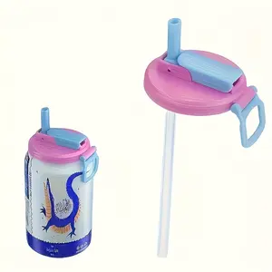 Reusable Soft Drink Can Lids, Four Colors, Suitable for Drinks with Straws and Juices, Durable Beverage Caps for Daily Use, Tumbler Straw Lid, Straw Spout Lid