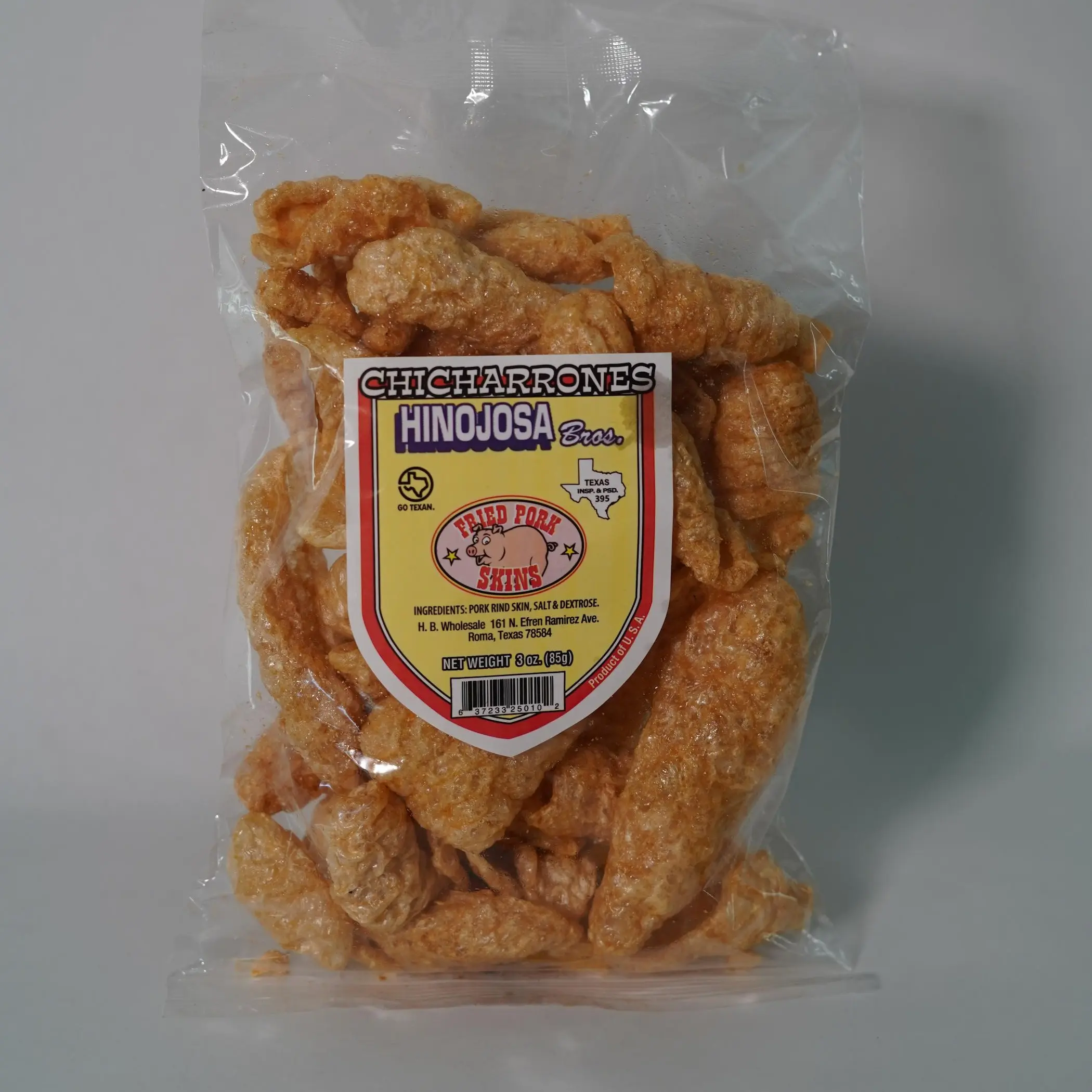 Puffed Pork Rinds | Texas Original Chicharrones | 3 oz