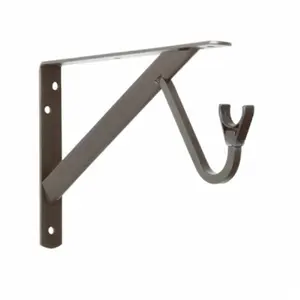 Knape & Vogt Manufacturing  11 in. x 0.25 in. Bronze Shelf Bracket