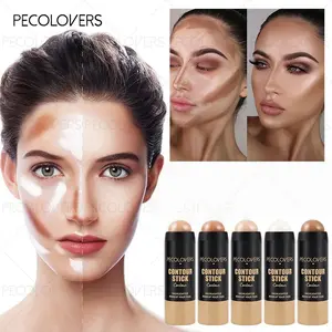 5pcs Waterproof Concealer Stick-Covers Spots, Blemishes, Dark Circles, Natural Matte Finish, Long-lasting, Suitable for All Skin Types