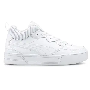 PUMA Womens Skye Demi Lace Up Sneakers Shoes Casual - White